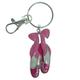 Pink Heart Shaped Love Is All You Need Keychain With Trigger Snap