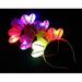 LED Flashing Crown Headband Light Up Birthday Tiaras Glowing Birthday Tiara Hair Hoop Princess Headwear Hair Accessories (6 Pack)