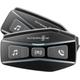 Interphone U-com 16 Système de communication Bluetooth Double Pack, noir