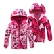 Veste coupe-vent pour enfants manteau pour filles vêtements de printemps sourire polaire 3-12T
