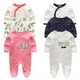 Bébé Fille Vêtements À Manches Longues 1/2/3PCS Printemps et Automne Vêtements Ensembles Coton Bébé