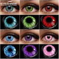 EYESHARE – 1 paire de lentilles de Contact pour Cosplay belles lentilles de Contact colorées pour