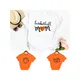 T-shirt d'équipe décontracté blanc orange pour femmes t-shirts mère graphique japonais sports de