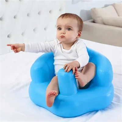 Siège d'apprentissage Portable pour bébé chaise de bain gonflable canapé en PVC tabouret de