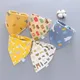 Bavoirs bandana en coton pour bébé écharpe pour la bave du nouveau-né vêtement pour le rôt des