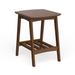 Carson Carrington Karkkila Mid-century Modern Scandinavian Style Dark Walnut End Table