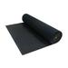 Rubber-Cal Tuff-N-Elastic Black Rubber Flooring Mat - 48 x 84