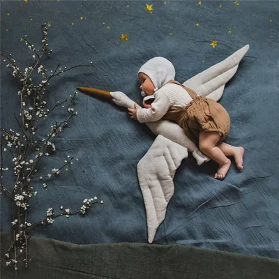 Décoration de chambre d'enfant en lin populaire règle créative fzChildren bébé jouant avec