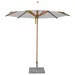 Bambrella Levante Round Bamboo Umbrella - 3.5m R-L-G