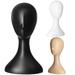 Ludlz Professional Plastic Mannequin Head Durable Women Model Wig Stand Display