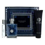 Versace Pour Homme Cologne Gift Set for Men 3 Pieces