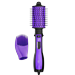 InfinitiPro by Conair The Knot Dr. Professional 14 Ceramic All-in-One Detangling Styler Hot Air Brush Ionic Purple