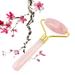 XXXXX Pink Jade Rose Quartz Face Facial Roller Anti-Aging Roller Premium Authentic Jade Stone Massager GREAT BEAUTY GIFT
