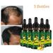 5pcs Hair Growth Regrow Ginger Essence Oil Germinal Serum Loss Treatment Anti Hair Loss Hair Serum for Men & Women