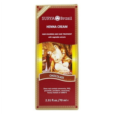 Surya Brasil Products Henna Cream Chocolate 2.37 Fluid Ounce