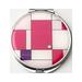 Pink Squares Compact Mirror