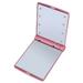 AMAZING FASHION Folding LED Makeup Mirror for Travel Lighted Vanity Mirrors Portable Compact Slim Folding Illuminated Mirror for Beauty