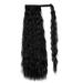 LELINTA Pony Tail Hair Pieces Clip in Ponytail Extension Wrap Around for Women Long Wavy Curly Hair Fluffy Pony Tail 22 Inch - Black/Brown/Light Gold