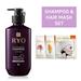 Ryo Anti Hair Loss Expert Care Shampoo for Oily Scalp 400ml + Double Dare OMG! 3 in 1 Hair Clinic Hair Restore Mask