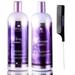 Avlon Affirm Moistur Right Nourishing Shampoo + Conditioner + SleekShop Steel Pin Tail Comb Kit - 32 oz / 32 oz / SleekShop Steel Pin Tail Comb