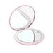 Gadvery Portable LED Lighted Makeup Mirror Folding Magnifying Round Cosmetic Mirror Portable Vanity LED Mirror With Light Beauty Tool