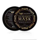 24k Gold Eye Mask with Collagen Under Eye Patches Eye Mask for Puffy Eyes Dark Circles Under Eye Treatments Under Eye Bags Treatment Anti-Aging Eye Patches (30 Pair)