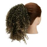 LELINTA Synthetic Curly Ponytail Kinky Hair Extension Drawstring Ponytail Puff Wig for Women Drawstring Curly Ponytail 10inch/135G