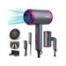 Ionic Hair Dryer Professional Hair Dryer for Fast Drying Fast Hairdryer Blow Dryer Negative Ion Portable Hair Dryer Salon and Travel Without Damaging Hair