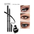 IMAGIC Eyeliner Pen Waterproof 1 pièce outil cosmétique de maquillage noir + 1 pièce taille-crayon