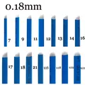 Aiguilles de tatouage téboriques grossières microblading manuel maquillage en continu illac 7 9