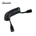 Tuyau de douche à ressort Flexible de Style noir 150cm/200cm tuyau de raccordement de ligne