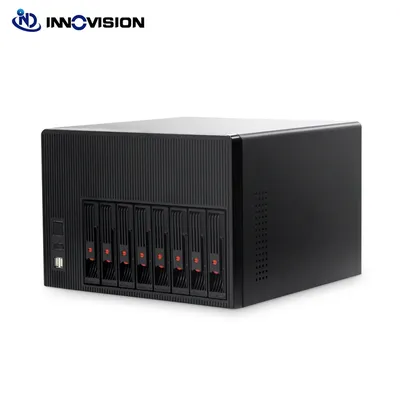 Nouveau stockage à domicile 8 baies HDD cas d'échange à chaud NAS IPelasticity max support M-ATX 9.6