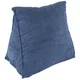 Promotion! Coussin de dossier de lecture bleu coussin de dos coussin lombaire lit chaise de