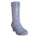 Event99K by Forever Link, Kids Tall Rhinestone Crystal Glitter Boots - Girl Shimmering Dress Shoe