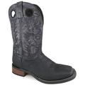 Men'S Duke Black/Black Distress Leather Cowboy Boot