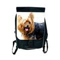 School Bag Dog Yorkie on Beach Large School Backpack