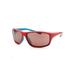 Men's Adrenaline Wraparound Red Sunglasses