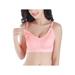 Topumt Womens Nursing Bra Front Buckles Maternity Breastfeeding Pregnant Underwear