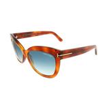 Tom Ford Alistair TF 524 53W Unisex Cat-Eye Sunglasses