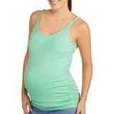 Maternity Nursing Tank Top with Flattering Side Ruching