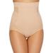 Bali Womens Comfort Revolution Firm Control High Waist Brief, L, Nude