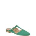 Brinley Co. Womens T-strap Canvas Mule