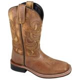 Smoky Mountain Kid's Leroy Tan Leather Cowboy Boots 3723