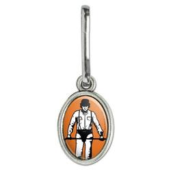 A Clockwork Orange Alex Character Antiqued Oval Charm Clothes Purse Suitcase Backpack Zipper Pull Aid