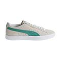 Puma Suede 90681 Men's Shoes Whispher White/Green Flash/White 365942-06