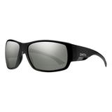 Smith Optics Dockside DL5XN Matte Black/Dark Grey Polarized Wrap Sunglasses 56mm