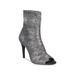 INC International Concepts Womens Rielee Fabric Open Toe Ankle Fashion Boots