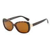 Piranha Women's "Diva" Tortoiseshell Crystal Frame Polarized Sunglasses with Brown Lens