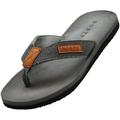 Norty Men's Soft EVA Flip Flop Thong Sandal Shoe 41449-9D(M)US Grey