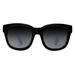 Bi-Focal Sun Readers Round Marlene Dietrich Sunglasses Shiny Black - 2 / Shiny Black